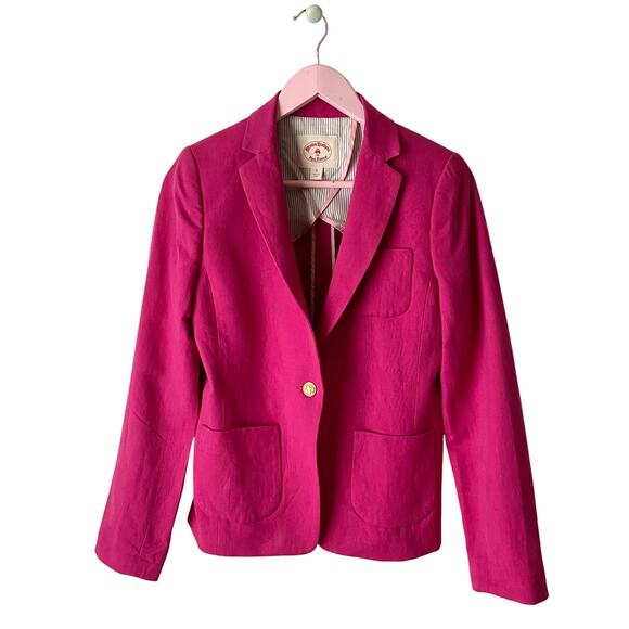 Brooks Brothers Red Fleece Linen Jacket - Picture 1 of 7